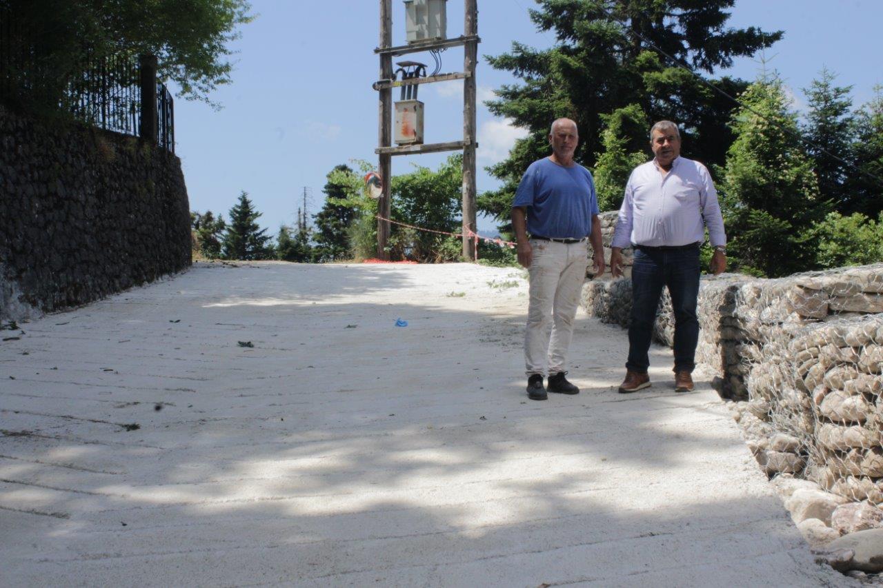 Eπίβλεψη Μαράβα σε έργα αποκατάστασης ζημιών στην Ελάτη 